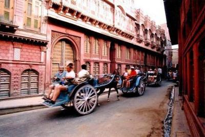 Horse Carriage (Tonga) Tour In The Old City Of Bikaner  Horse Carriage (Tonga) Tour In The Old City Of Bikaner