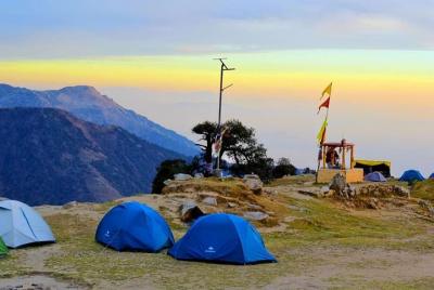 Trekking and Camping in Triund And Laka Glacier  Trekking and Camping in Triund And Laka Glacier