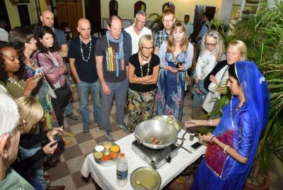 Traditional Indian Cooking and Dining Experience with a Local in 