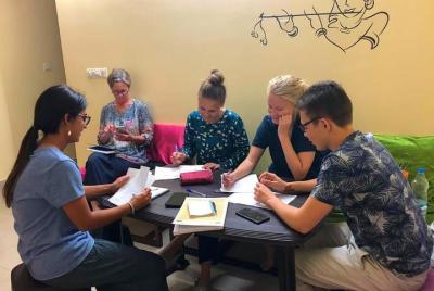 English class for foreigners travelling in Jaipur