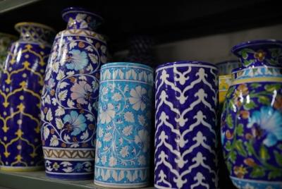 Jaipur Private Blue Pottery with Artist Gopal Saini Jaipur Private Blue Pottery with Artist Gopal Saini
