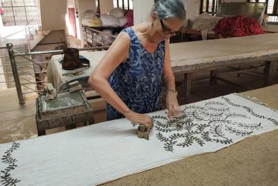 Hand-Block Printing Workshop Amidst Natural Indigo Farms In Jaipu