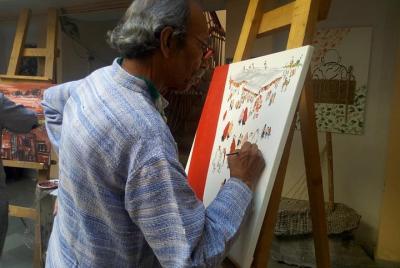 Full-Day Private Fresco Painting Workshop in Jaipur Full-Day Private Fresco Painting Workshop in Jaipur