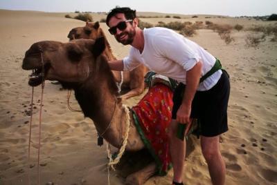 Half-Day Sunset Camel Safari in Rajasthan Half-Day Sunset Camel Safari in Rajasthan