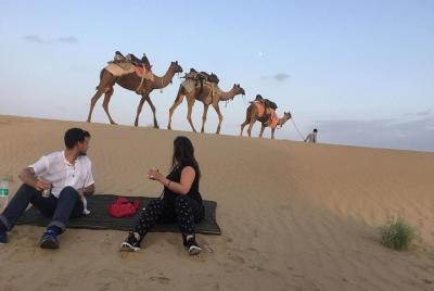 Half Day Camel Safari Sunset with Dinner Tour (Non Touristic) Half Day Camel Safari Sunset with Dinner Tour (Non Touristic)
