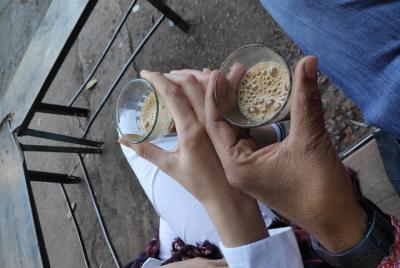 Chai and pakora