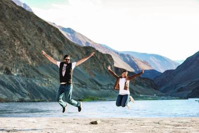 Professional Photoshoot at Pangong Lake - Ladakh Professional Photoshoot at Pangong Lake - Ladakh