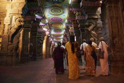 Night Ceremony in Madurai Meenakshi Amman Temple  Night Ceremony in Madurai Meenakshi Amman Temple