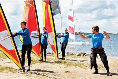 A Private Windsurfing Course at one of Mumbai A Private Windsurfing Course at one of Mumbai's Beaches