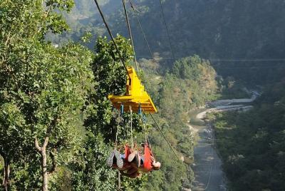Bungee Jumping Giant Swing and Flying Fox Combo in Rishikesh