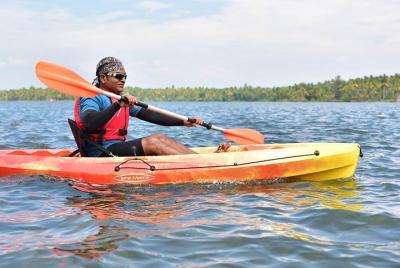 Kayaking in Paravur Lake near Varkala