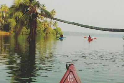 Kayaking in Paravur Backwaters of Kollam Kayaking in Paravur Backwaters of Kollam
