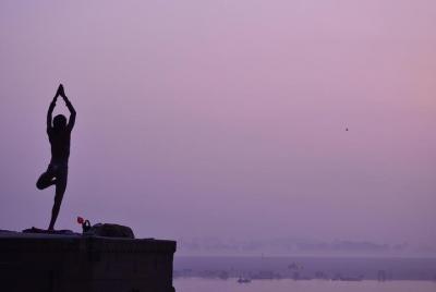 Yoga Session on the Ghats of Varanasi Yoga Session on the Ghats of Varanasi
