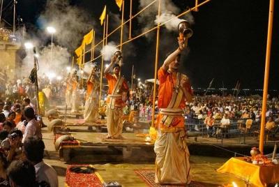 Varanasi Evening Walking Tour with Ganga Arti Varanasi Evening Walking Tour with Ganga Arti