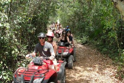 Incredible Atv in Cancun, feel the jungle with ziplines and cenot