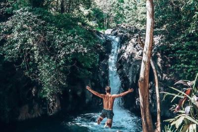 Jumping Sliding at Aling- aling Waterfall - Wanagiri Hidden Hill - Handara Gate  Jumping Sliding at Aling- aling Waterfall - Wanagiri Hidden Hill - Handara Gate