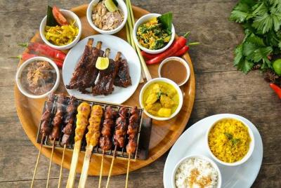 Authentic Balinese Rijjstafel + Mineral Water at Warung Mufu