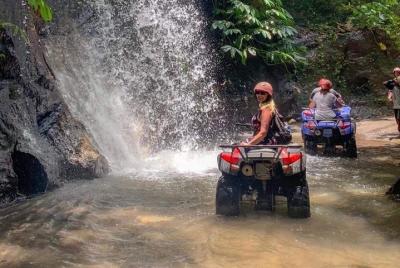 Bali ATV Ride With Tunnel, Waterfall, Rice field, Jungle Track Bali ATV Ride With Tunnel, Waterfall, Rice field, Jungle Track