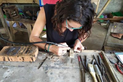 Silver jewelry making class in Gianyar Silver jewelry making class in Gianyar