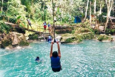 Private Fern Gully, Blue Hole and Bamboo Blu Beach Experience from Ocho Rios Private Fern Gully, Blue Hole and Bamboo Blu Beach Experience from Ocho Rios