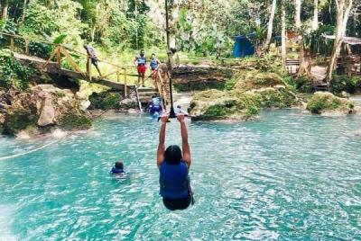 Ultimate Adrenaline Adventure (Blue Hole, Zip, Tube & Buggy) from Ocho Rios Ultimate Adrenaline Adventure (Blue Hole, Zip, Tube & Buggy) from Ocho Rios