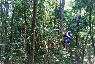 Canopy Zipline & Dunn Canopy Zipline & Dunn's River Falls Adventure Tour from Ocho Rios