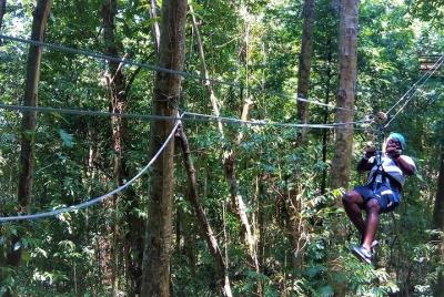 Zipline & River Tubing Adventure from Ocho Rios Zipline & River Tubing Adventure from Ocho Rios