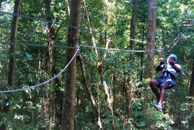 Zipline Canopy At White River Valley from Ocho Rios Zipline Canopy At White River Valley from Ocho Rios