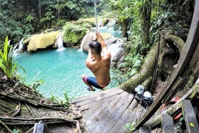 YS Falls plus Black River Safari from Montego Bay and Grand Palla