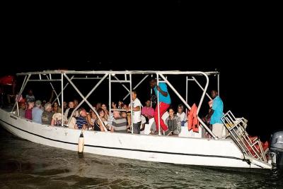 Night cruise and swim the Falmouth Mystic Lagoon, Dinner and Rum  Night cruise and swim the Falmouth Mystic Lagoon, Dinner and Rum
