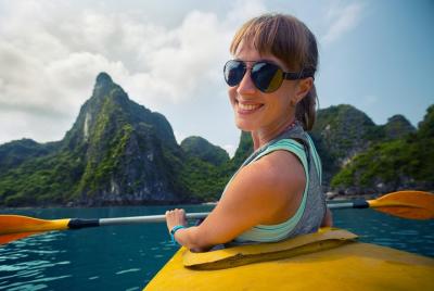 One Day Guided Tour: Kayaking, Zipline & Tubing In The Cave from Vang Vieng  One Day Guided Tour: Kayaking, Zipline & Tubing In The Cave from Vang Vieng