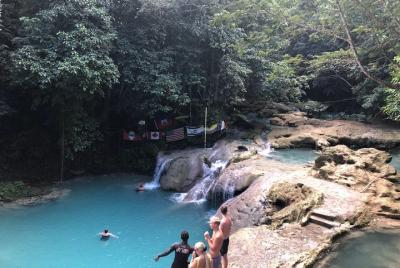 Private Blue Hole and Shopping Tour from Ocho Rios Private Blue Hole and Shopping Tour from Ocho Rios