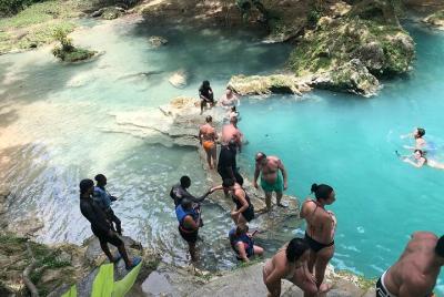 Private Blue Hole, Tubing and River rafting combo from Ocho Rios