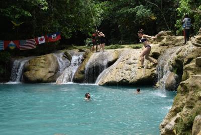 Blue Hole & Secret Falls Day Trip plus Shopping from Runaway Bay Blue Hole & Secret Falls Day Trip plus Shopping from Runaway Bay