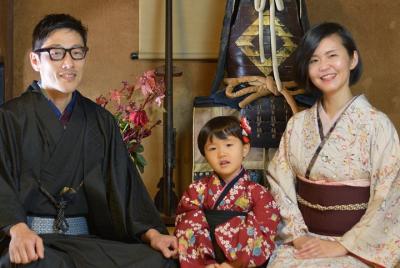 Experience dressing your own kimono! With photo shooting in old p