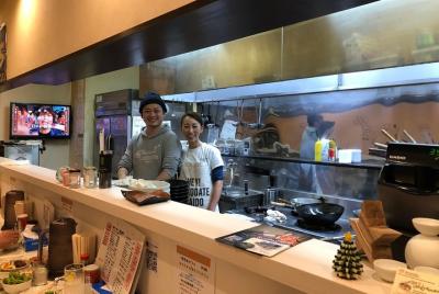Making ramen at a popular restaurant in Hakodate, the home of  Making ramen at a popular restaurant in Hakodate, the home of 'sh