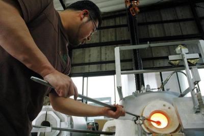 [Koedo Kawagoe / Blown glass experience] Glass art that can be se