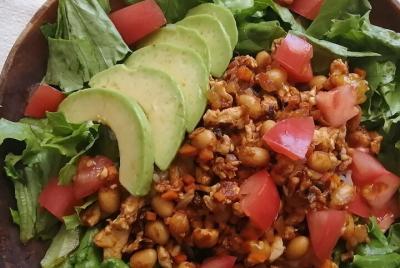 Online Cooking Experience ～ Vegan Taco rice!! ～ high protein and 