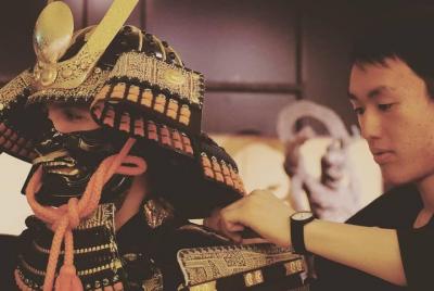 Wear a Samurai Armor in a Samurai Studio Kyoto