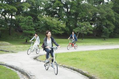 Take a bicycle and play around the city! Water City Matsue Cyclin