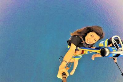[Departure from Naha] Parasailing