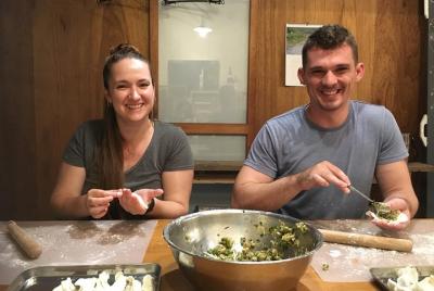 Enjoy Yummy Gyoza Dumpling with Beer !