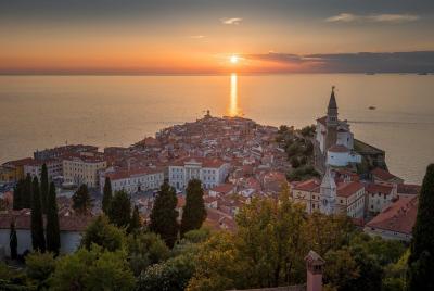 Sunset in Piran – Breathtaking Sunset in the Most Romantic City i