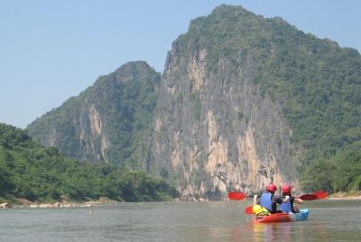 FULL DAY – Kuang Si Waterfall, Kayak on the Nam Ou / Mekong River