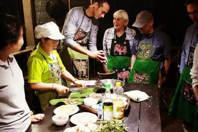 Evening Bamboo weaving & Cooking classes join-in