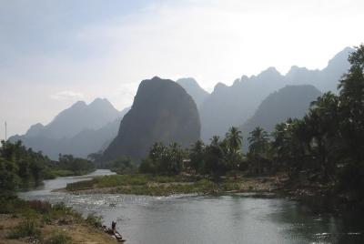 1 day Vang Vieng Mountain & Valley Trek 1 day Vang Vieng Mountain & Valley Trek