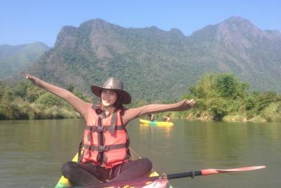 1 day Vang Vieng Cave & Kayak Explorer 1 day Vang Vieng Cave & Kayak Explorer