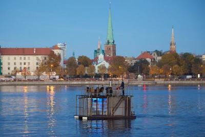 Riga Floating Sauna and a Hot Tub Riga Floating Sauna and a Hot Tub