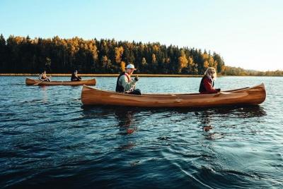 Premium guided Canoe Tour in lake Plateliai Handcrafted inventory Premium guided Canoe Tour in lake Plateliai Handcrafted inventory