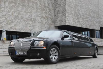 Chrysler 300C limousine rental in Vilnius